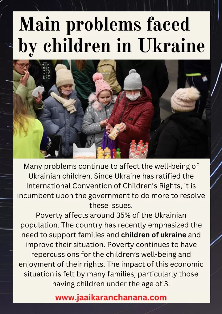 main problems faced by children in ukraine