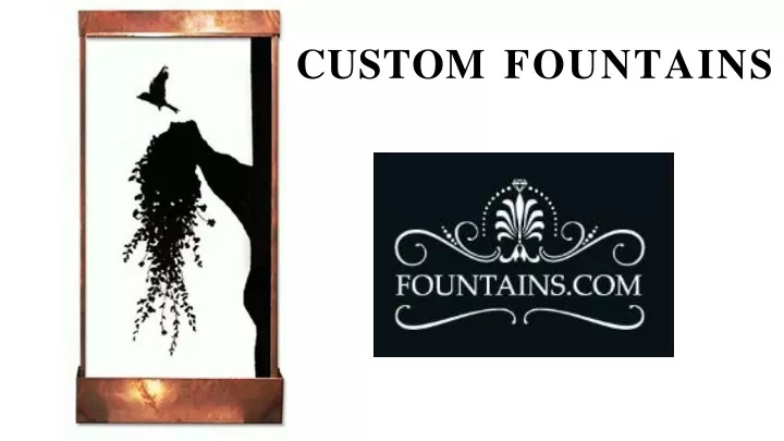 custom fountains