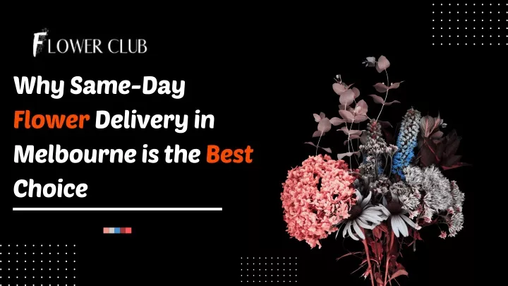 why same day flower delivery in melbourne