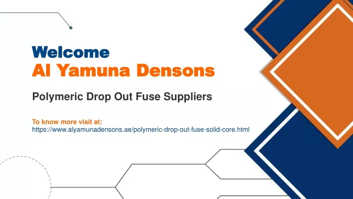welcome al yamuna densons polymeric drop out fuse