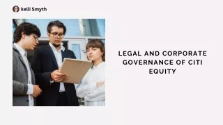 Corporate governance and legal | Kelli Smyth