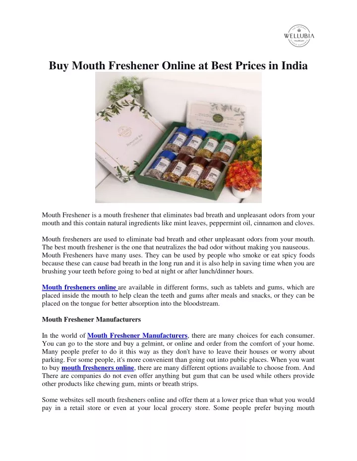 buy mouth freshener online at best prices in india