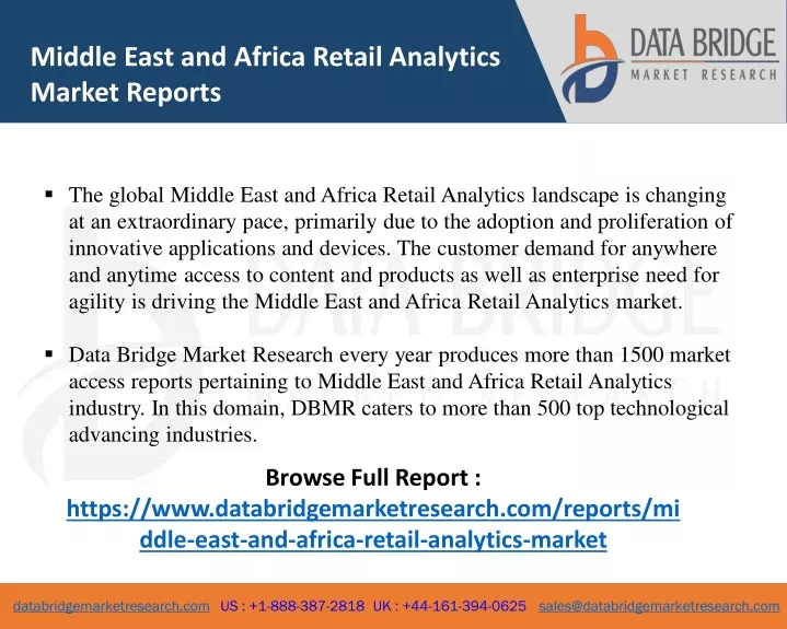 middle east and africa retail analytics market