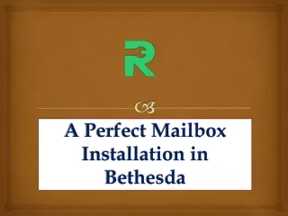 Mailbox Installation in Bethesda