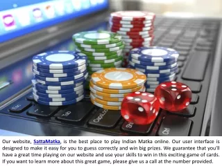 our website sattamatka is the best place to play