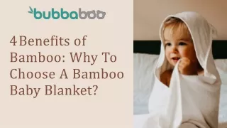 4 Benefits of Bamboo Why To Choose A Bamboo Baby Blanket