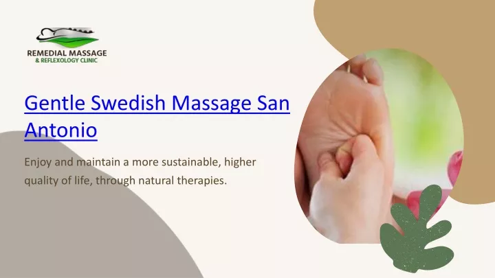 gentle swedish massage san antonio