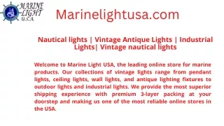 Nautical lights  Vintage Antique Lights  Industrial Lights Vintage nautical lights (1)