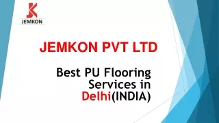 Industrial & Commercial PU Floor Coating Services In Delhi.