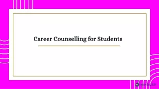 Career Counselling for Students in India