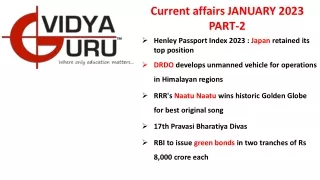 current affairs january 2023 part 2 henley