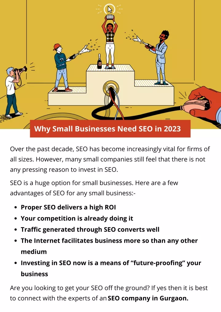 why small businesses need seo in 2023