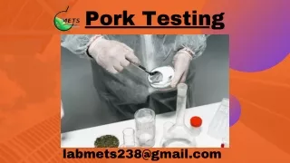 Pork-Testing  | Metslab Qatar
