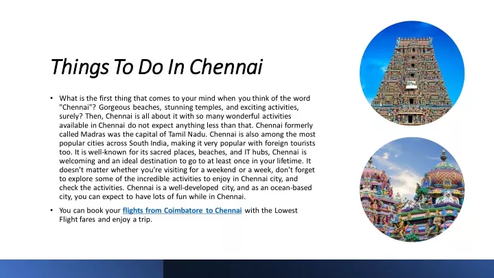 things to do in chennai things to do in chennai