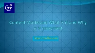 Content Marketing What is it and Why is it important