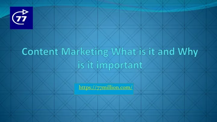 content marketing what is it and why is it important