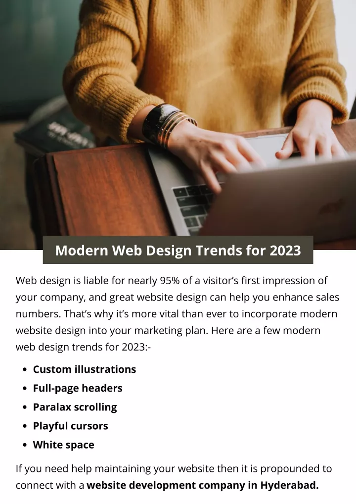 modern web design trends for 2023