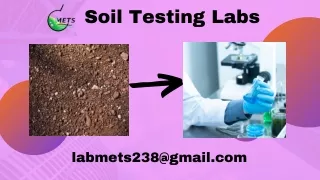 Soil Testing Labs | Mets Lab Qatar