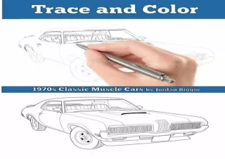 PDF Trace and Color: 1970s Muscle Cars: Adult Activity Book android