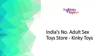 India's No.1 Online Sex Toys Store - Kinky Toys