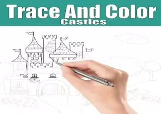 PDF Trace and Color: Castles: Adult Activity Book android
