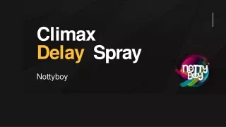 Nottyboy Climax Delay Spray