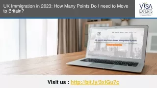uk immigration in 2023 how many points do i need to move to britain