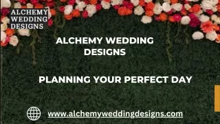 alchemy wedding designs