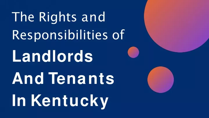 the rights and responsibilities of landlords