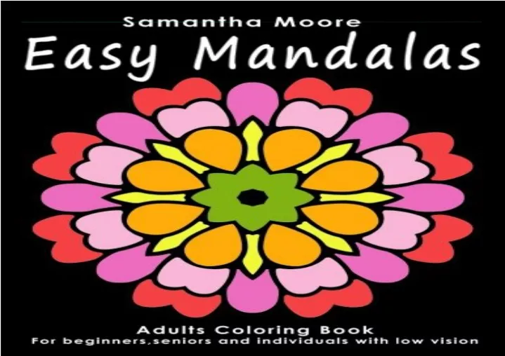 download pdf easy mandalas adults coloring book
