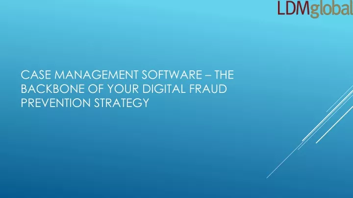 case management software the backbone of your digital fraud prevention strategy