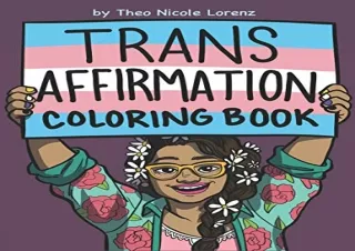 PDF Trans Affirmation Coloring Book full