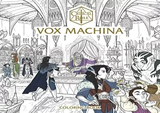 [DOWNLOAD PDF] Critical Role: Vox Machina Coloring Book full
