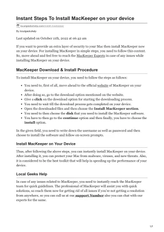 localgeekshelp.com-Instant Steps To Install MacKeeper on your device