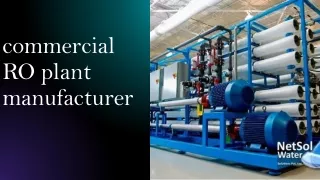 commercial RO plant manufacturer- watertreatmentplants.in