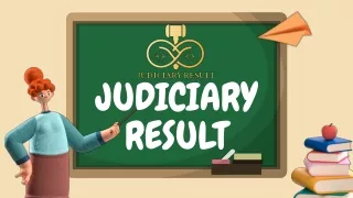 Get All The Judiciary Results Online in One Click