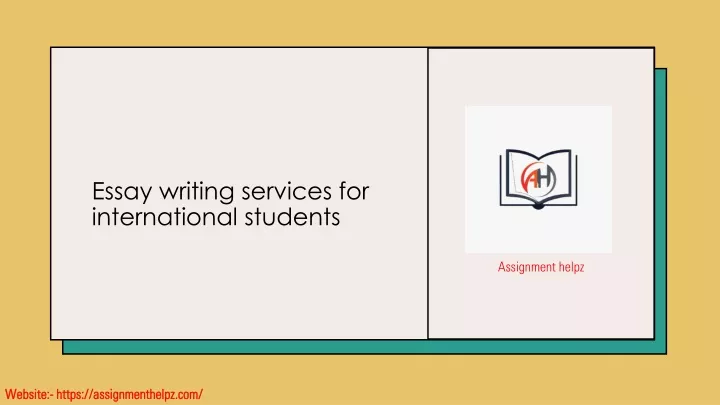 essay writing services for international students