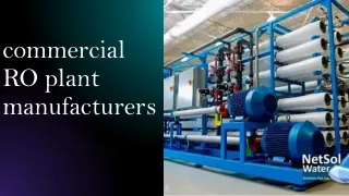commercial RO plant manufacturers- watertreatmentplants.in