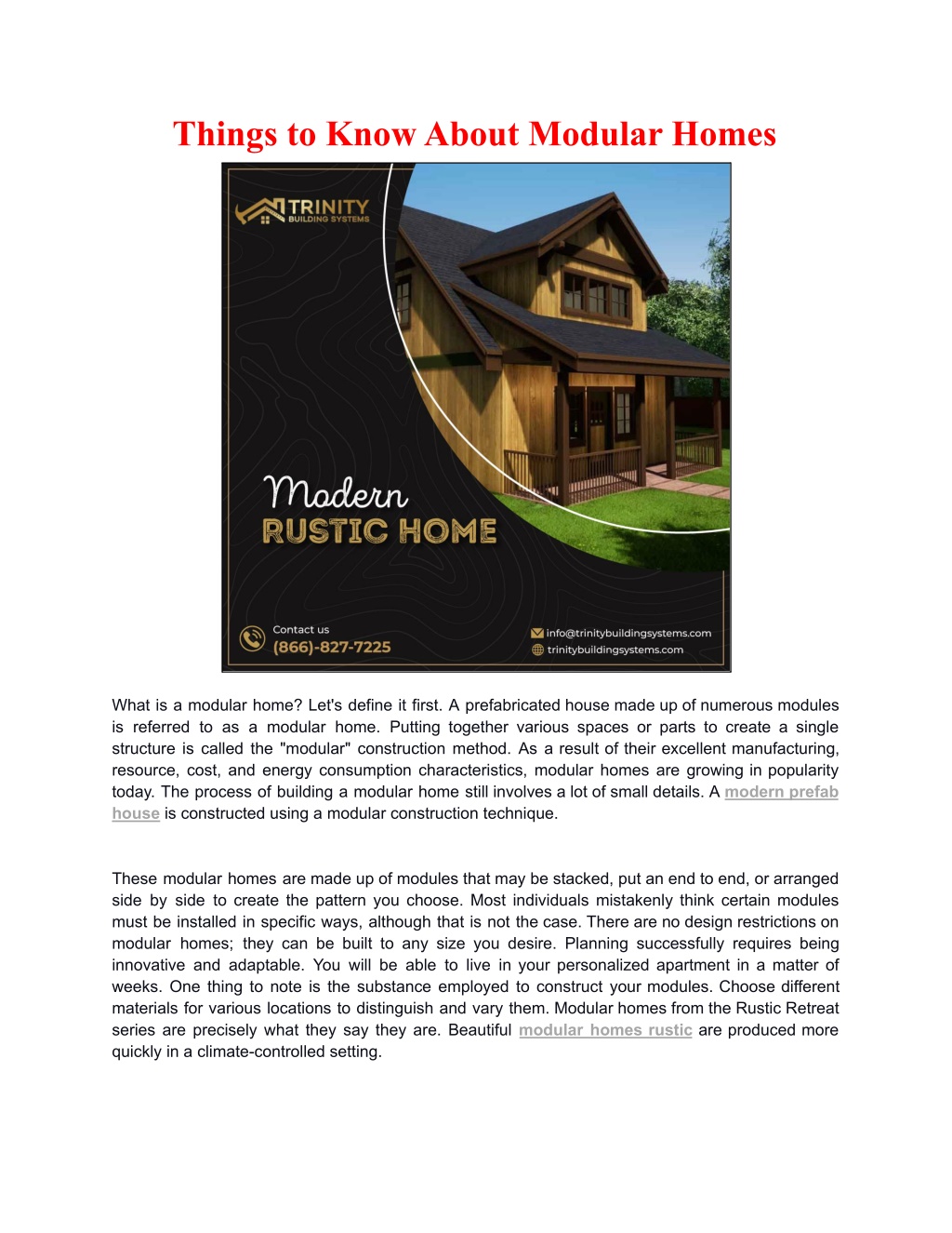 PPT - Things to know about modular homes PowerPoint Presentation, free ...