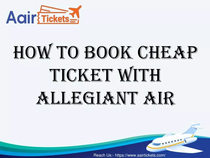 how to book cheap ticket with allegiant air