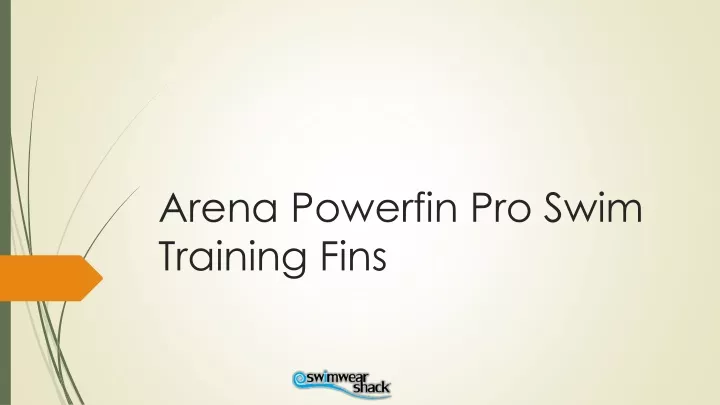 arena powerfin pro swim training fins