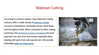 waterjet aqua