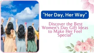 Here is the Best women's day gift you should know