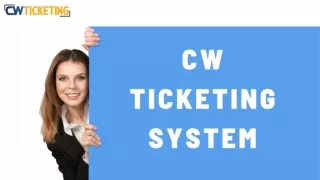 CW Ticketing System - Online Ticket Booking System