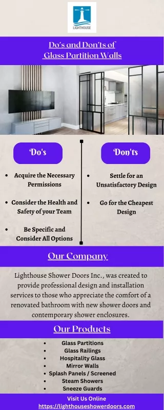 do s and don ts of glass partition walls