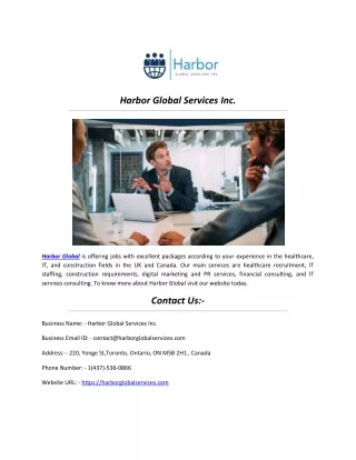 Harbor Global Services Inc