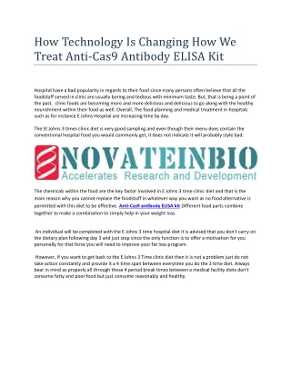 Anti-Cas9 antibody ELISA kit