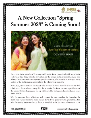 a new collection a new collection spring summer