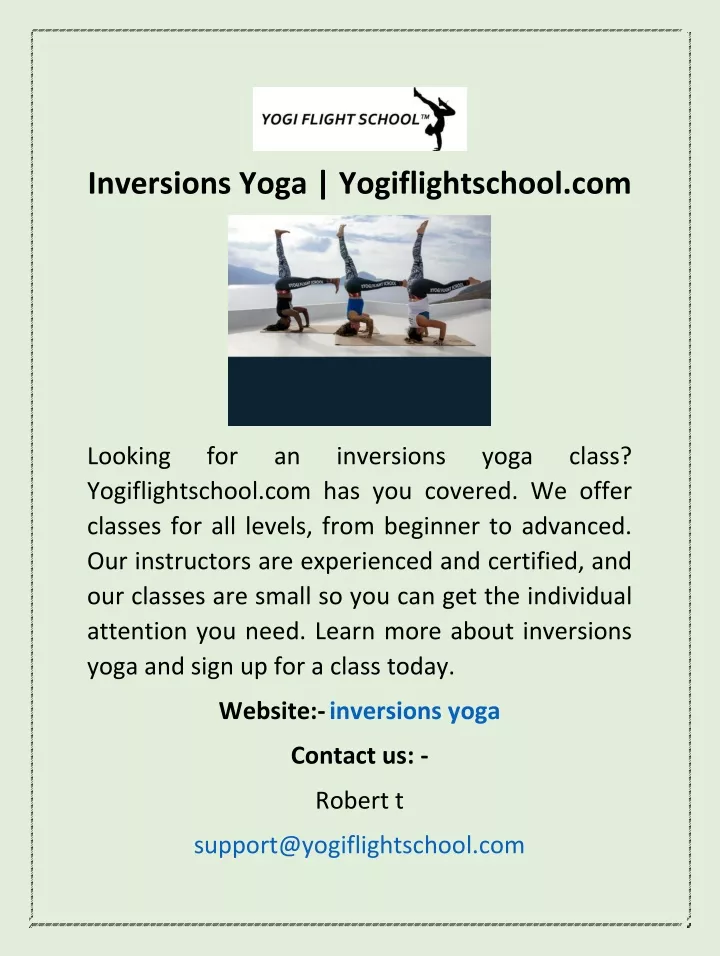 inversions yoga yogiflightschool com