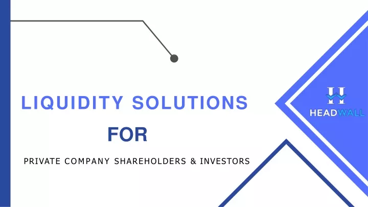 liquidity solutions